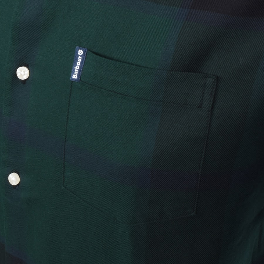 Alternative Image for ProductBarbour Long Sleeved Dunnon Check Shirt Black3